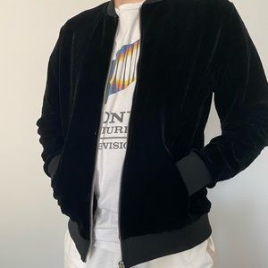 Zara Black Bomber
